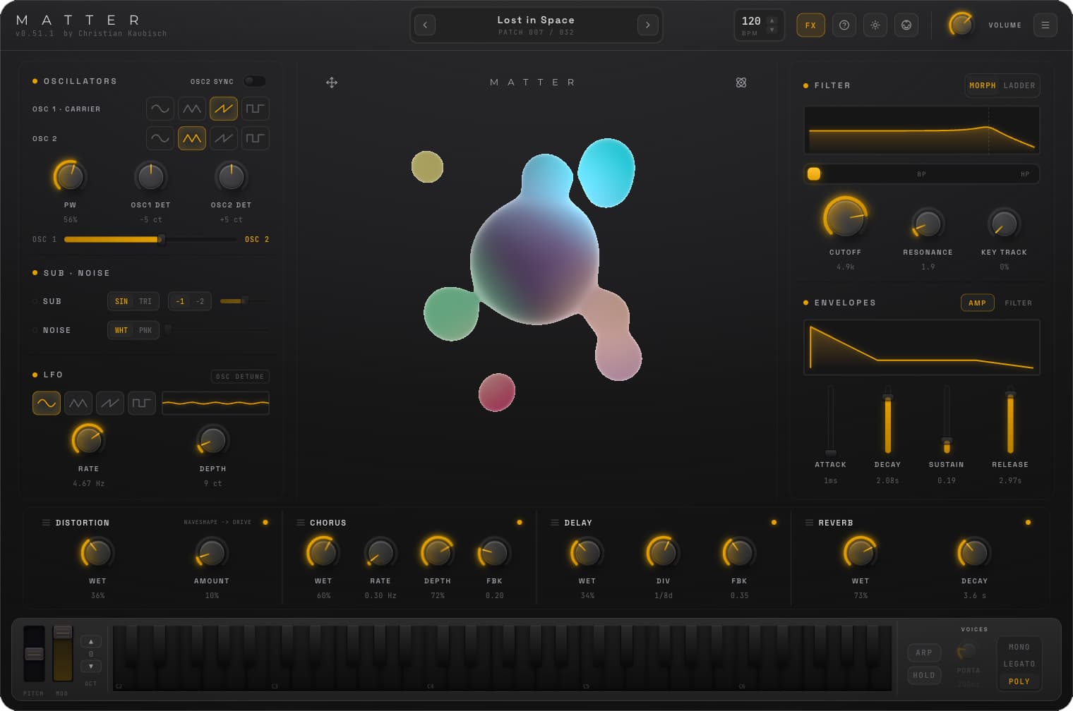 Matter Synth Interface