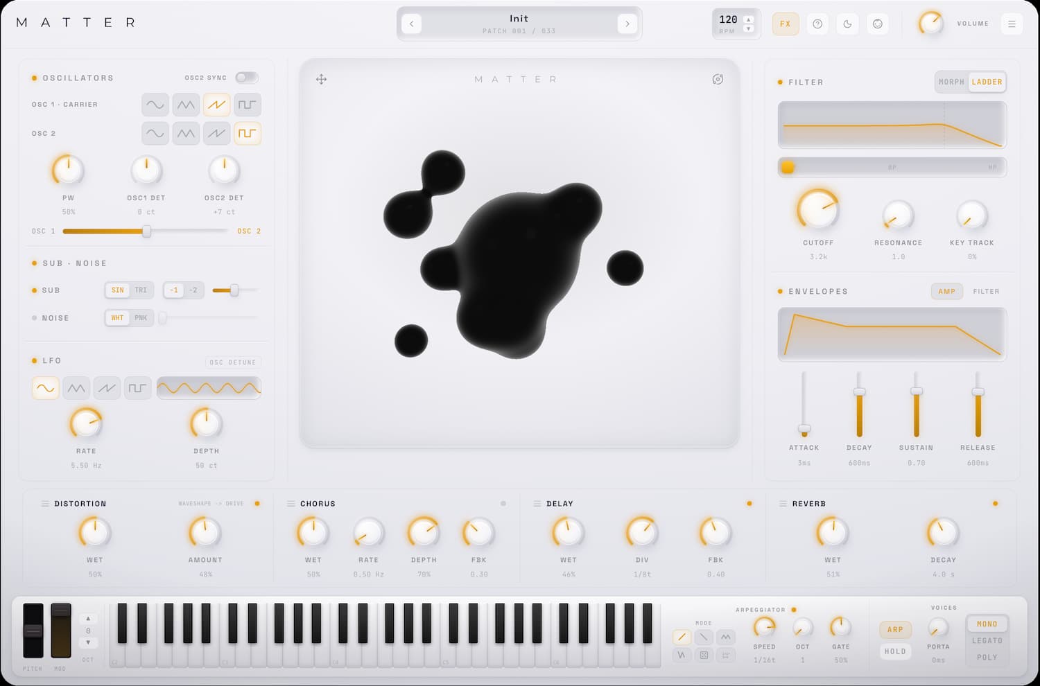 Matter Synth Interface
